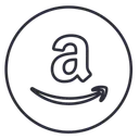 Free Amazon Neon Line Icon