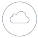 Free Icloud Neon Line Icon