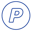 Free Paypal Neon Line Icon