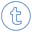 Free Tumblr Neon Line Icon