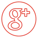 Free Googleplus Neon Line Icon