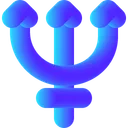 Free Neptun Stern Tierkreis Symbol