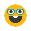 Free Nerd Face Emotion Emoticon Icon