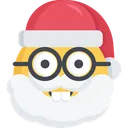 Free Nerd-Weihnachtsmann  Symbol