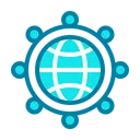 Free Network Connection Networking Icon
