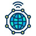 Free Smart Network Automation Internet Of Things Icon