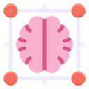 Free Brain Neural Machine Learning Icon