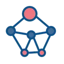 Free Network Nodes Connection Icon