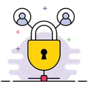 Free Cyber Security Encryption Network Protection Icon