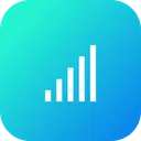 Free Network Strength Signal Icon