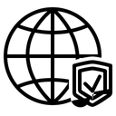 Free Netzwerkschutz Netzwerk Schutz Symbol