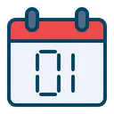 Free Neujahr Tag Kalender Symbol