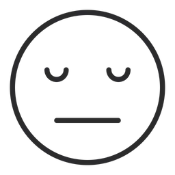 Free Neutral Face Emoji Icon
