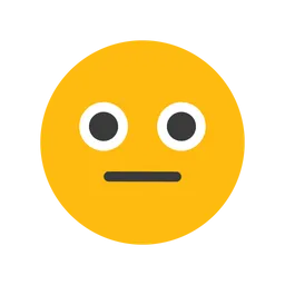 Free Neutral Face Emoji Icon