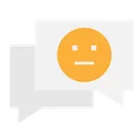 Free Neutral Emoji Standing Icon