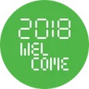 Free New Year Day Welcome Icon