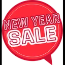 Free New Year Sale New Year Discount Shopping Discount Icon