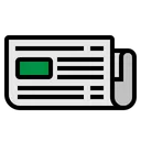 Free New Paper Interface Icon