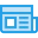 Free News Paper Data Icon