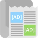 Free Classifieds Newspaper Ad Print Ad Icon