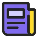 Free Newspaper Journal Magazine Icon