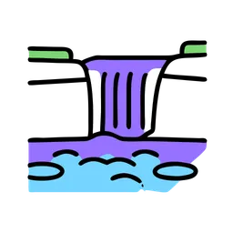 Free Niagara falls  Icon