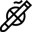 Free Rauchen Verboten Krankenwagen Axt Symbol