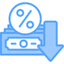 Free Zinsen Niedrige Preise Wirtschaft Und Finanzen Symbol