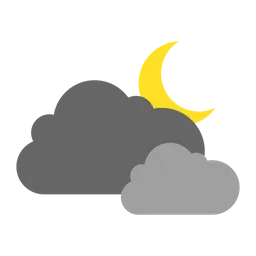 Free Night Overcast  Icon