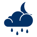 Free Weather Rain Cloud Icon