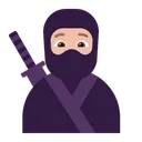 Free Ninja Samurai Espada Icono
