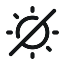 Free Brightness Disable Icon
