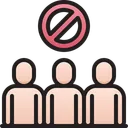 Free No Crowd Icon