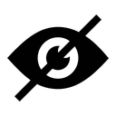 Free Eye Disabled Icon