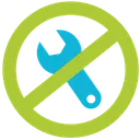 Free No Maintenance Maintenance Service Icon