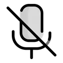 Free No Microphone No Mic Mute Icône