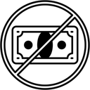 Free No Money Poverty Bankruptcy Icon