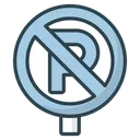 Free No parking sign  Icon
