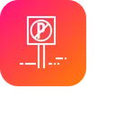 Free No Parking Sign Icon