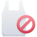 Free No Plastic Bag Icon