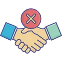 Free No Shake Hand No Virus Spread No Touch Icon