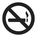 Free Smoking High Contrast Icon