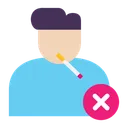 Free Cigarette Smoking No Cigarette Icon