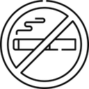 Free No Smoking Cigarette Smoking Icône
