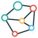 Free Connexion Noeuds Communication Icône