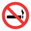 Free Fumer Plat Icône