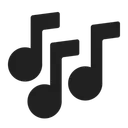 Free Notas Alto Contraste Ícone