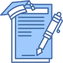 Free Notas Escrita Estudo Ícone