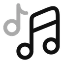 Free Notas musicais  Ícone