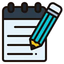 Free Notebook Note Pencil Icon